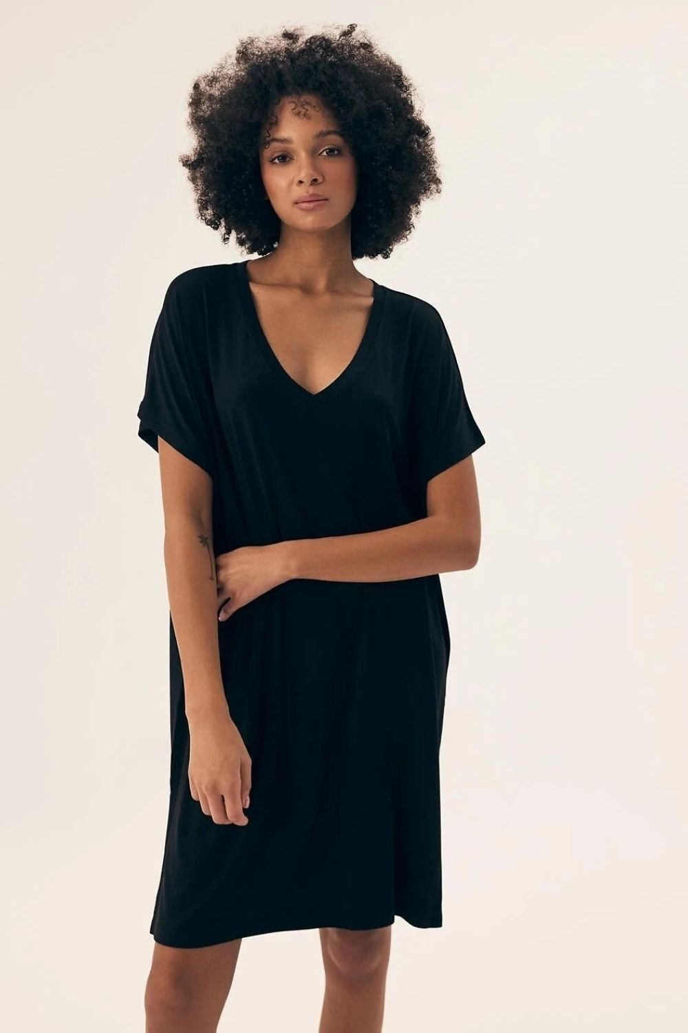 Image of Chemise de nuit noire