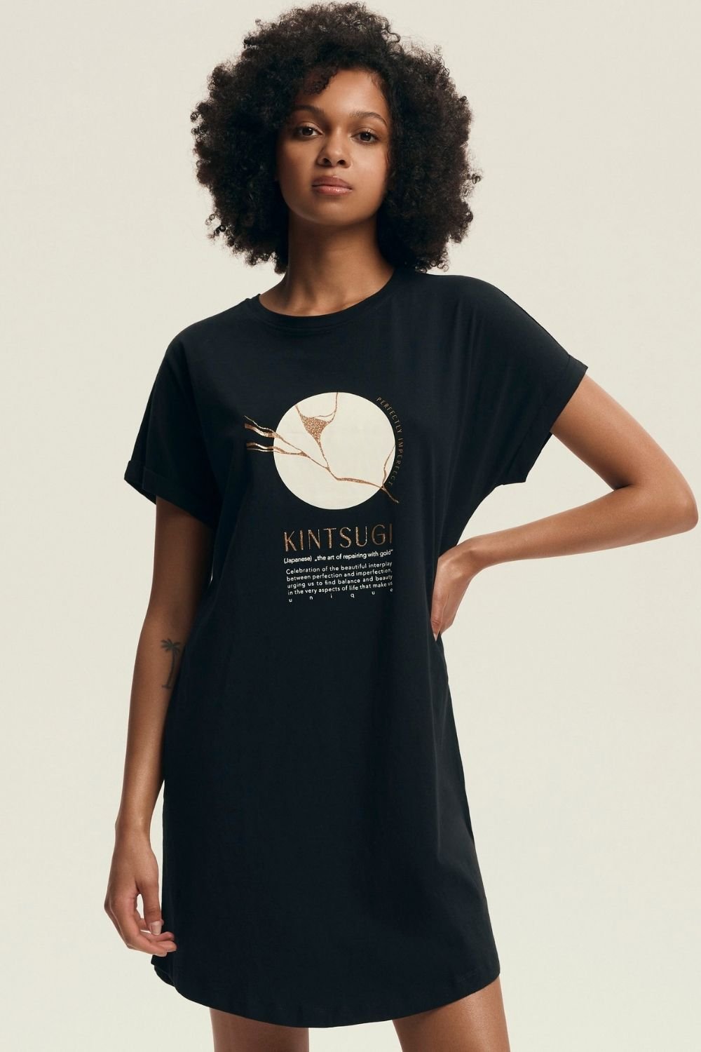 Image of Chemise de nuit noire