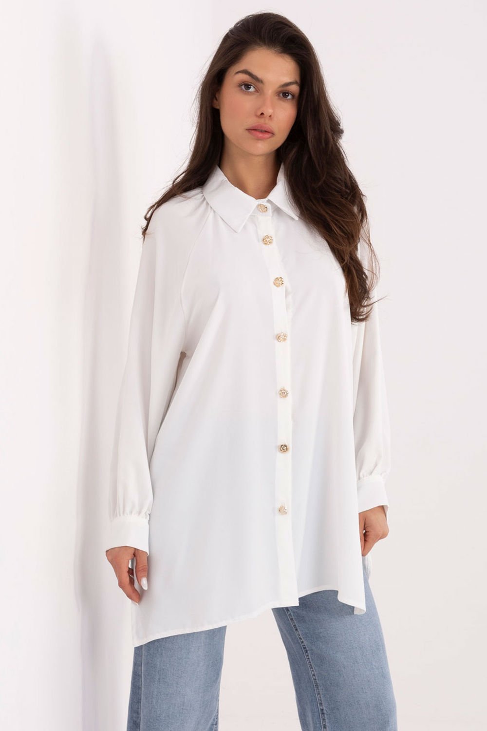 Image of Chemise manche longue blanche