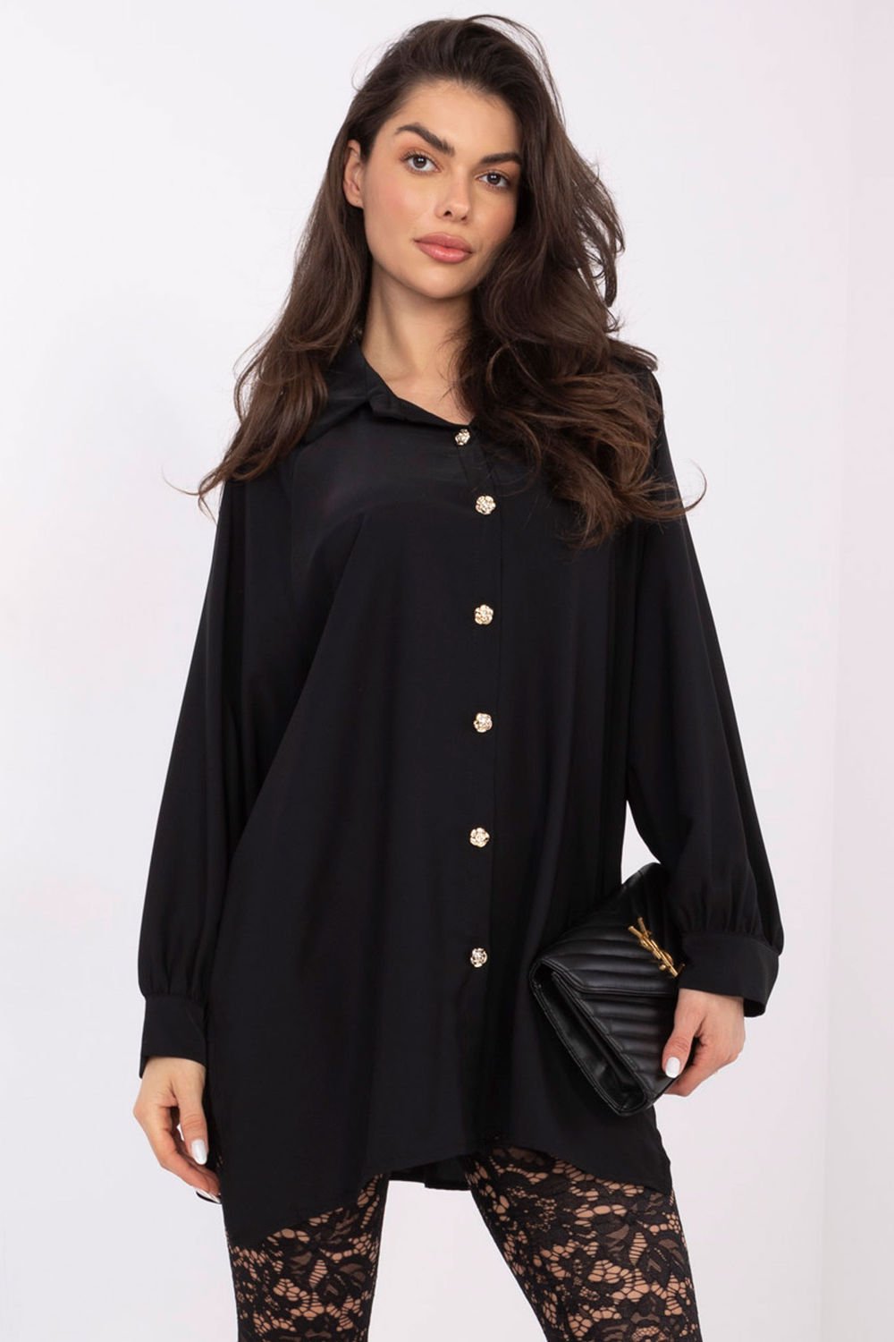 Image of Chemise manche longue noire