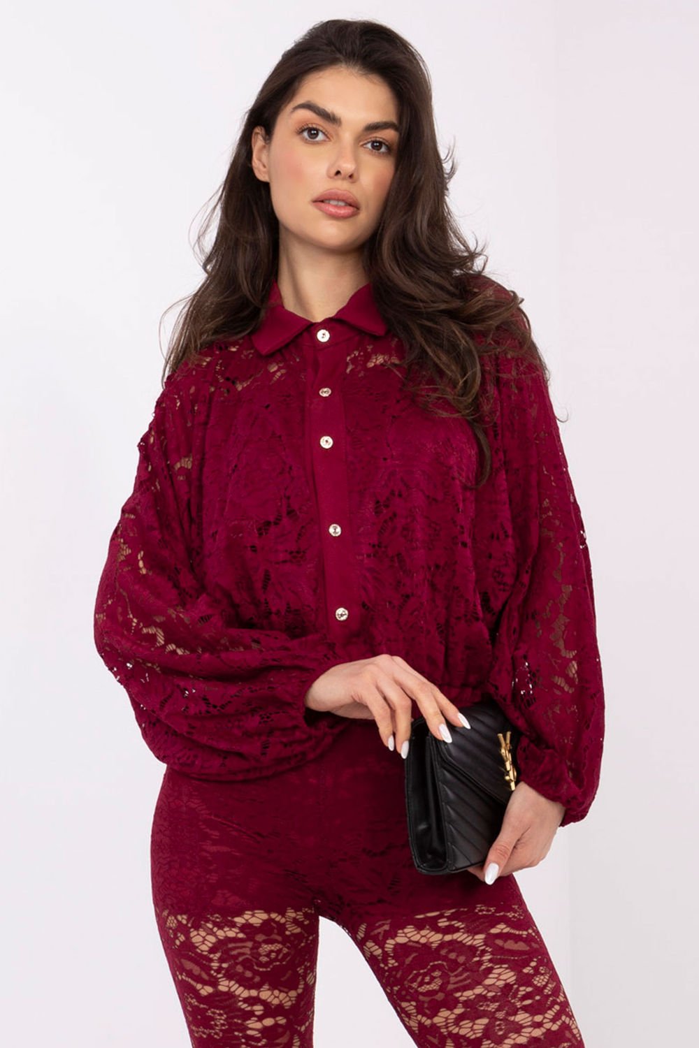 Image of Chemise manche longue rouge