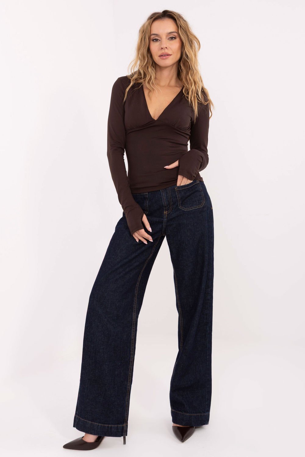 Image of Chemisier brun