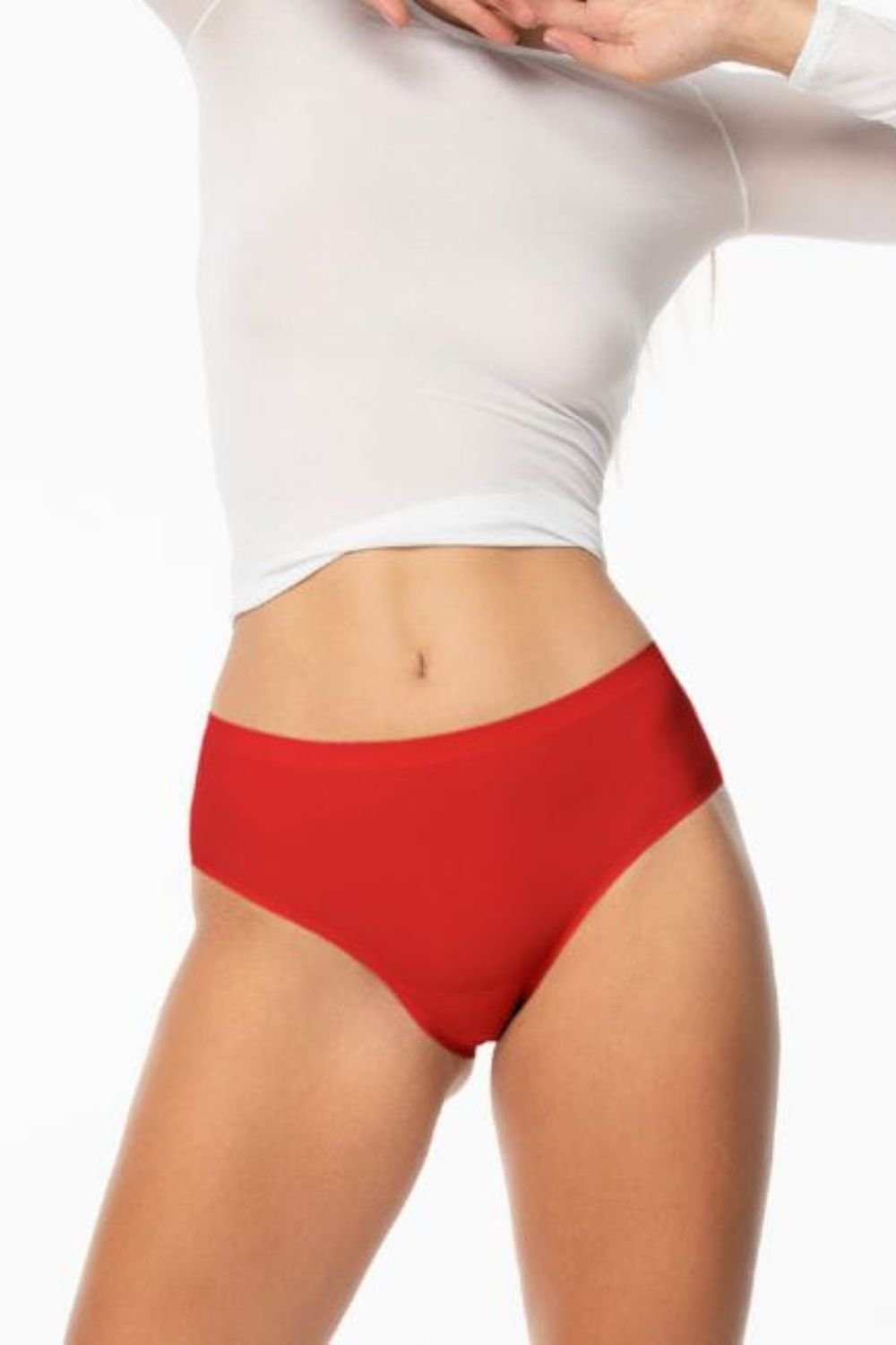 Image of Culotte brésilienne rouge