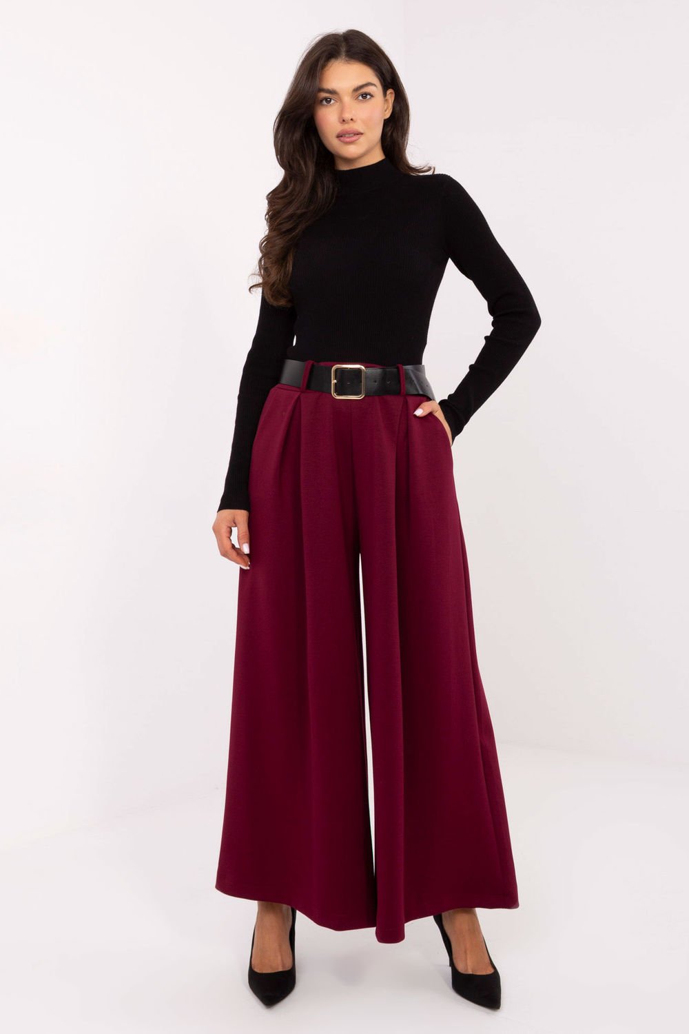 Image of Pantalon femme rouge