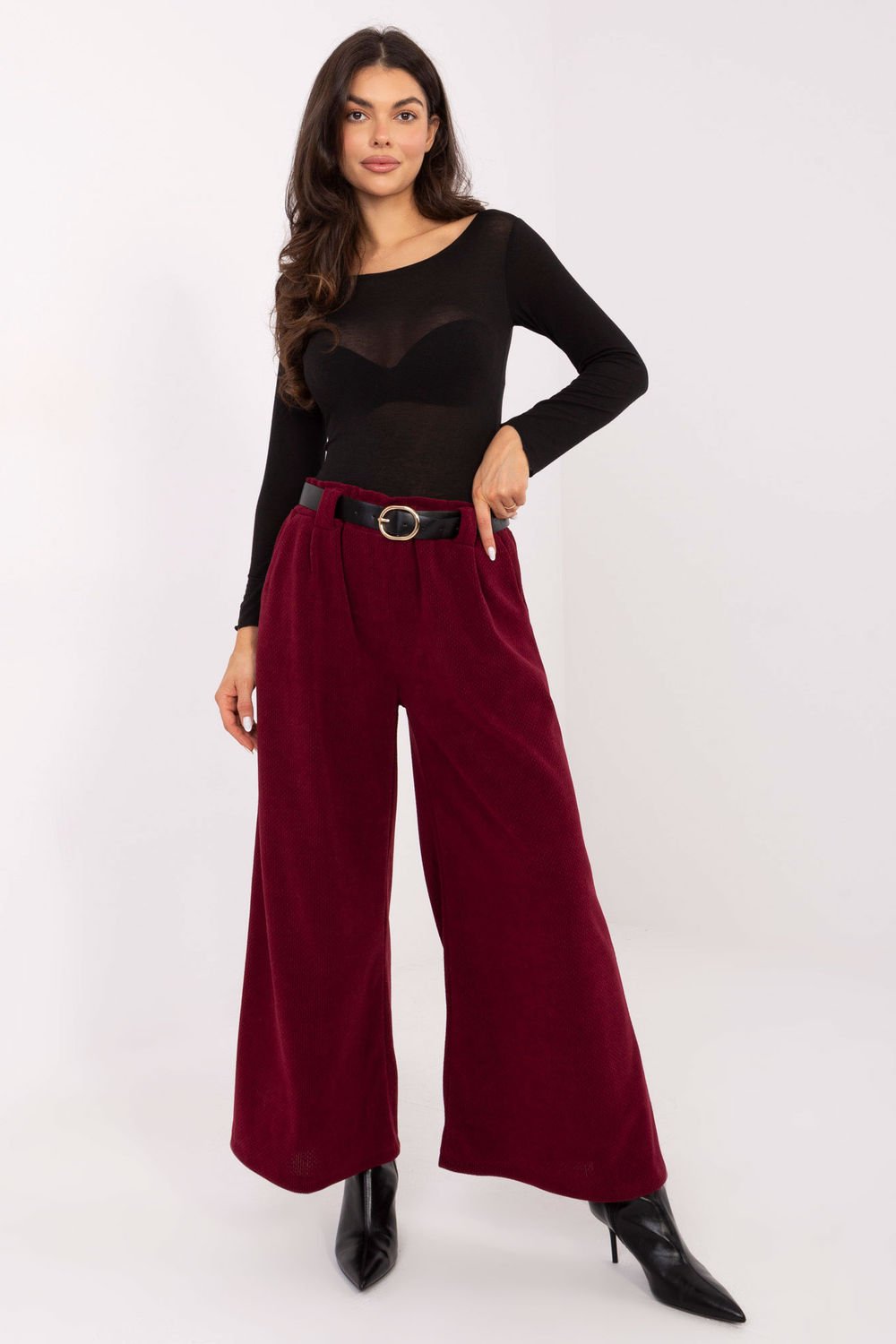 Image of Pantalon femme rouge
