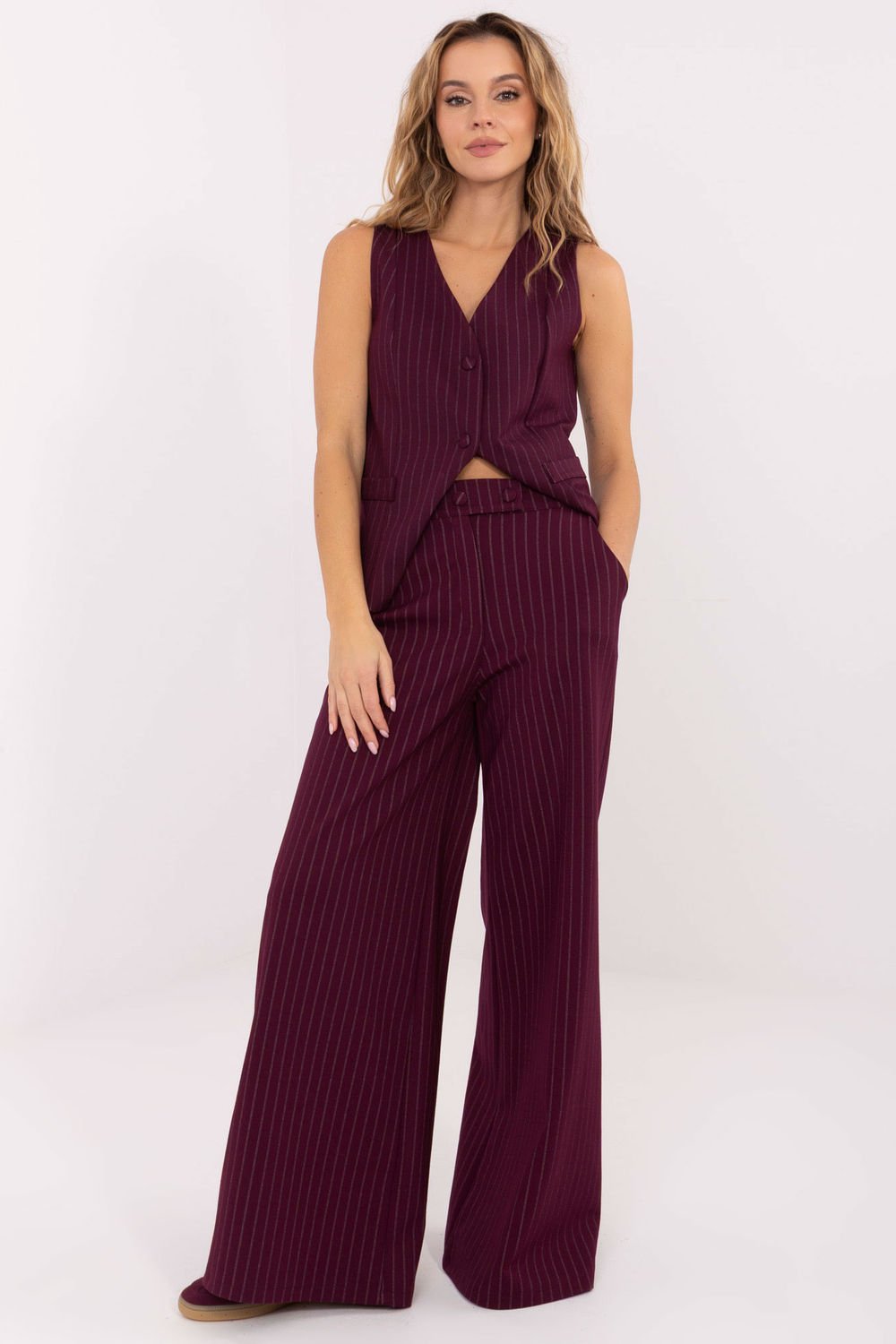 Image of Pantalon femme rouge