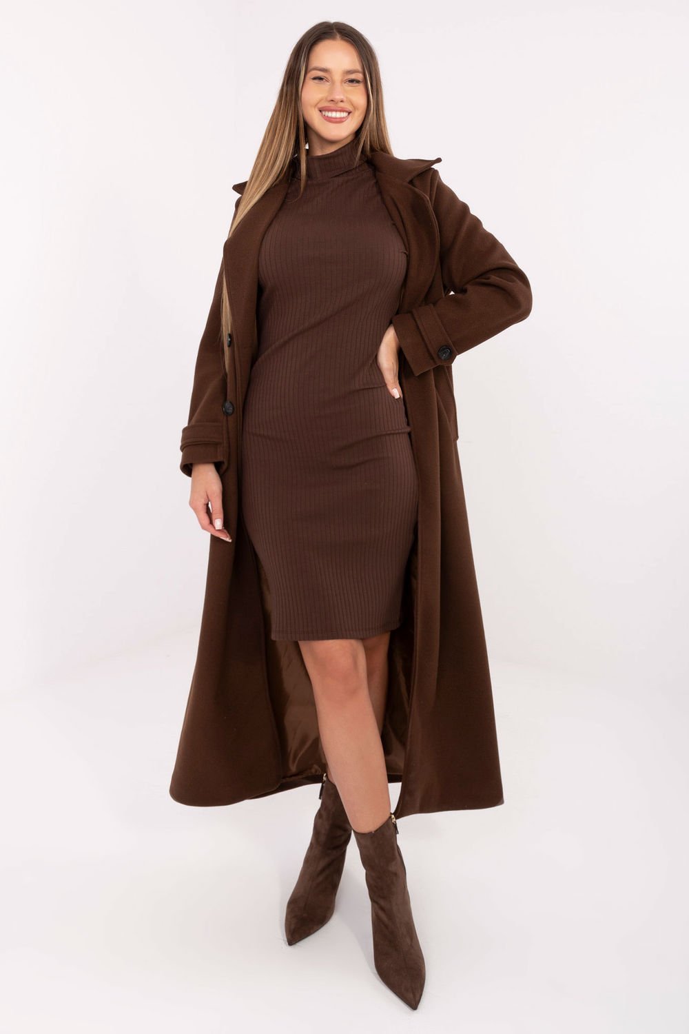 Image of Robe de jour brune