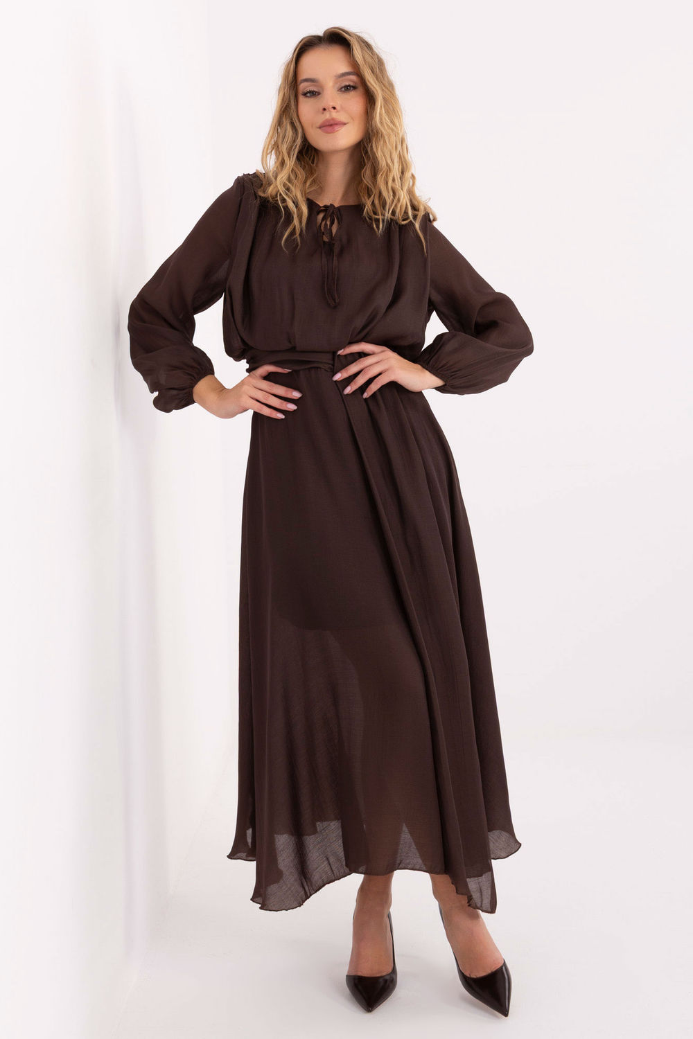 Image of Robe de jour brune
