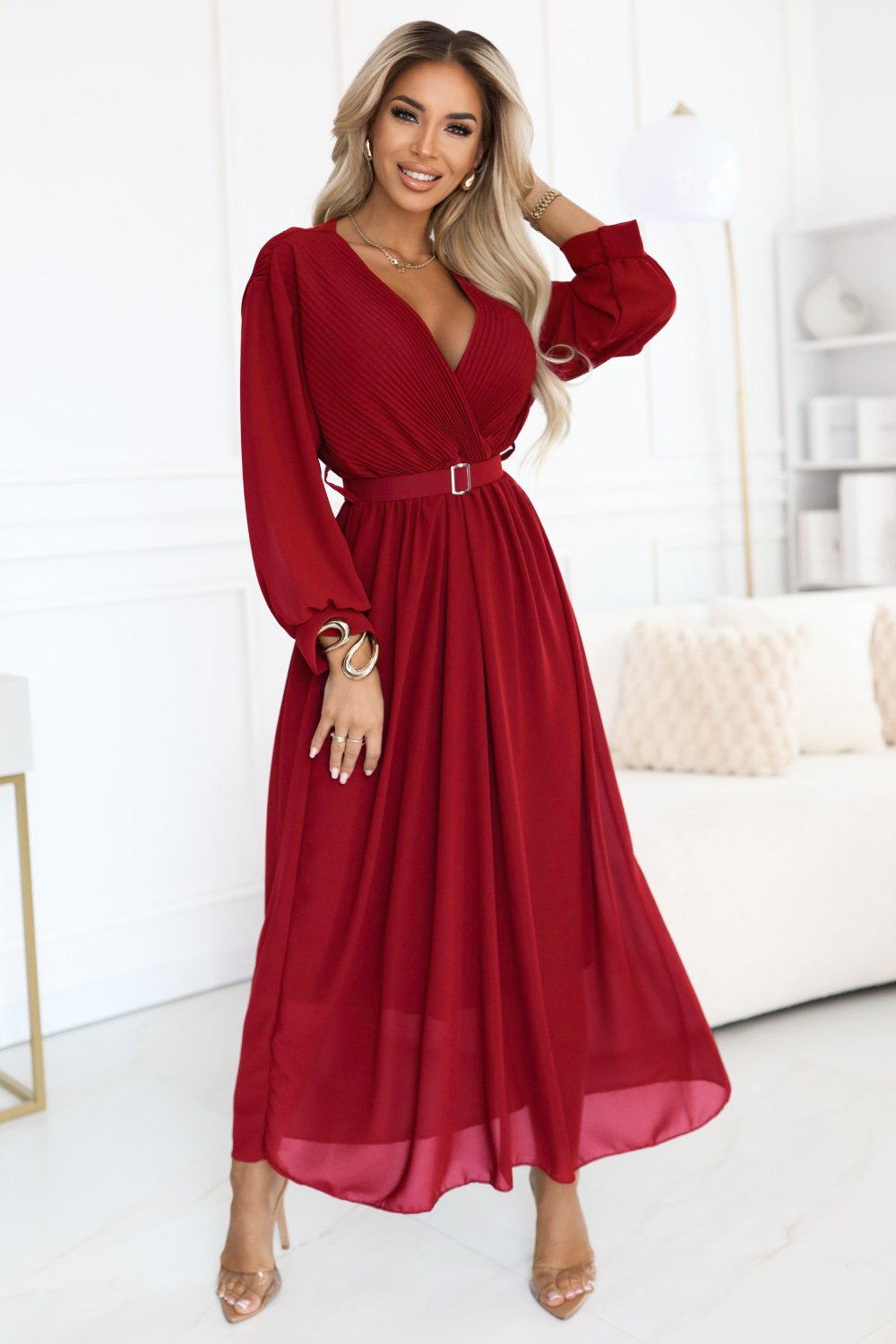 Image of Robe de jour rouge