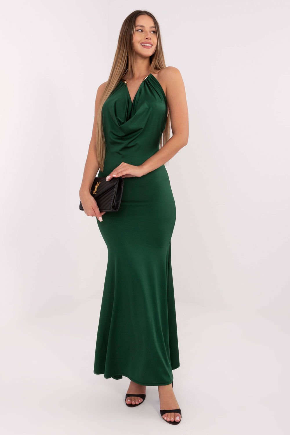 Image of Robe longue verte