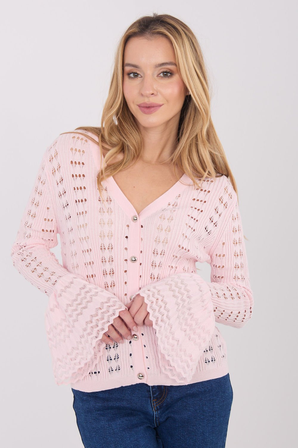Image of Cardigan rosé