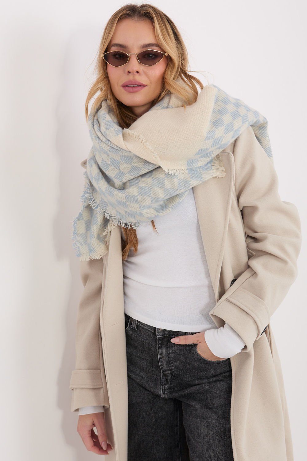 Image of Châle bleu