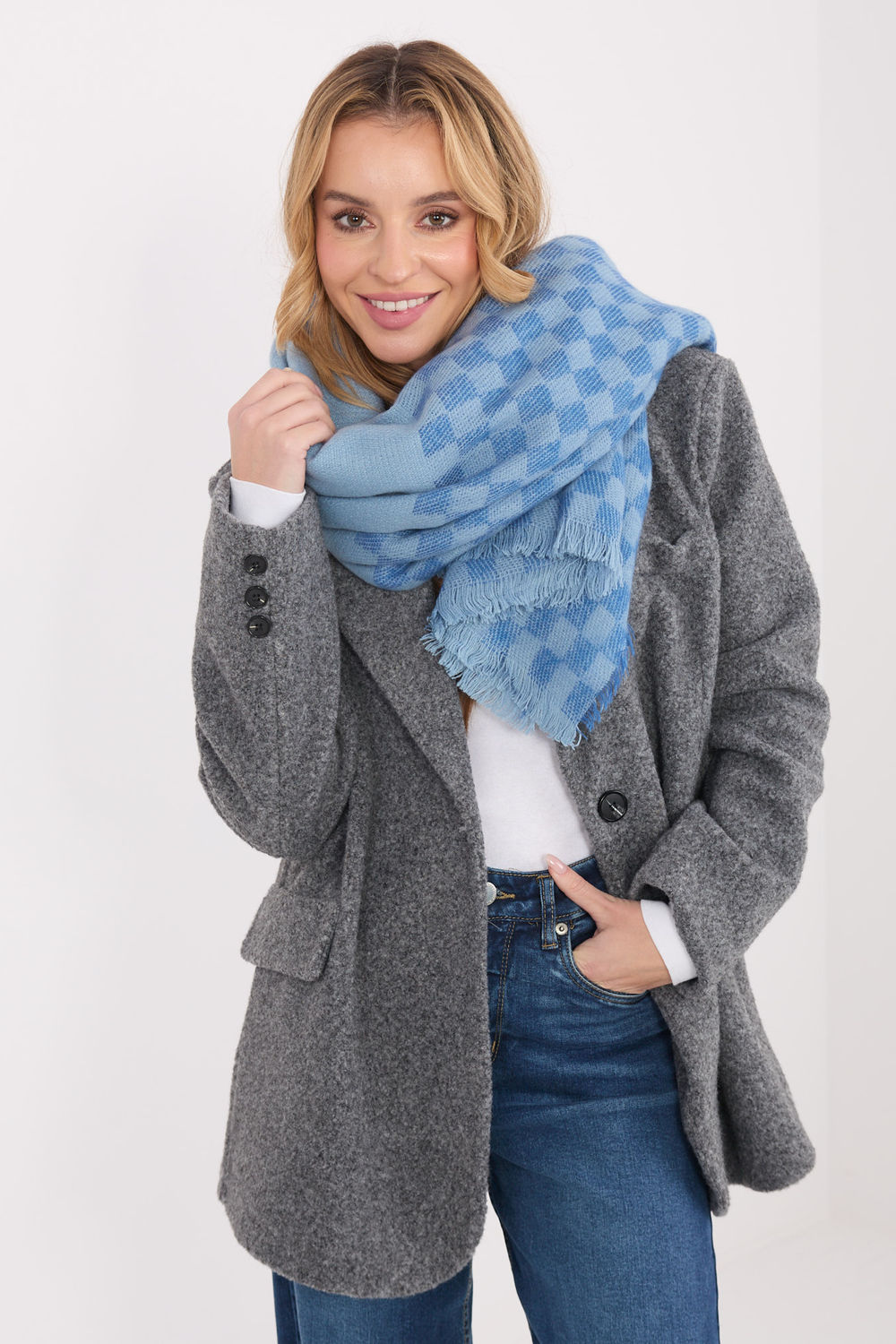 Image of Châle bleu