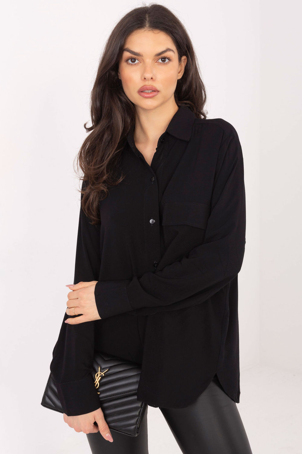 Image of Chemise manche longue noire