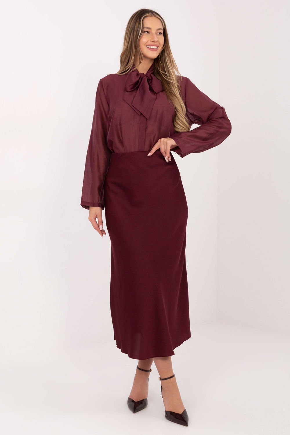 Image of Chemise manche longue rouge