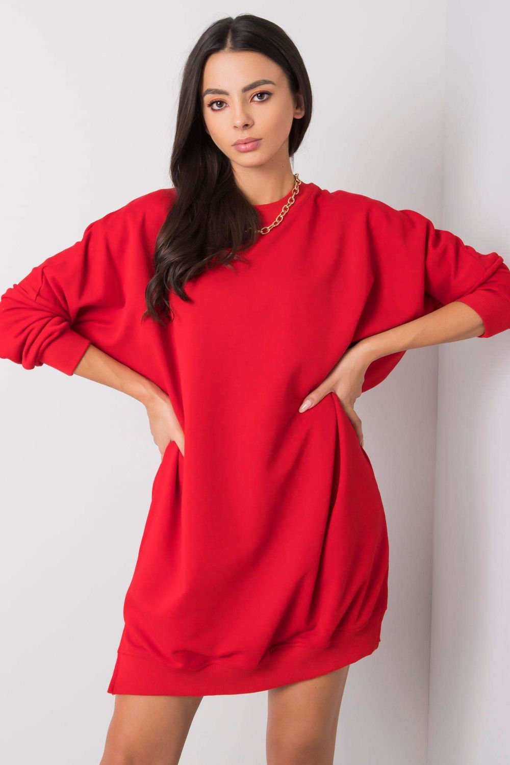 Image of Robe de jour rouge