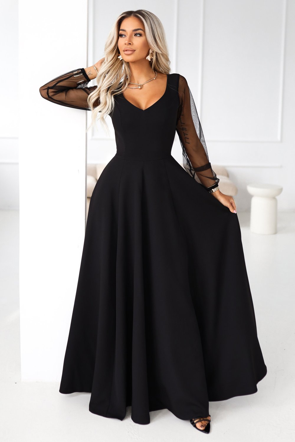Image of Robe longue noire