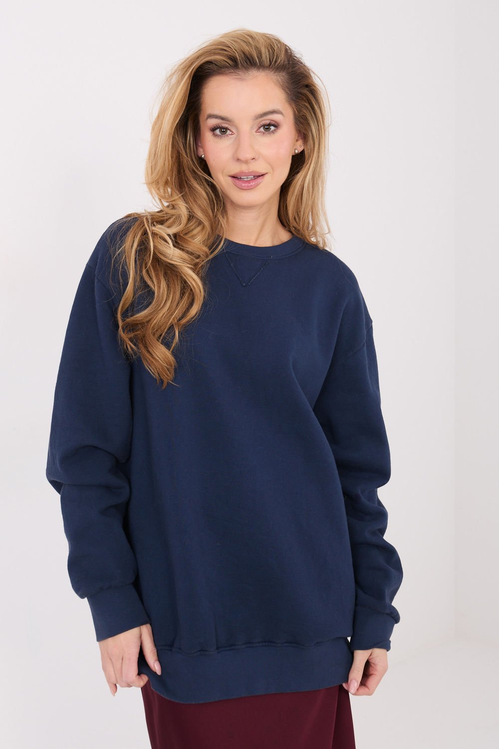 Image of Sweatshirt bleu marine