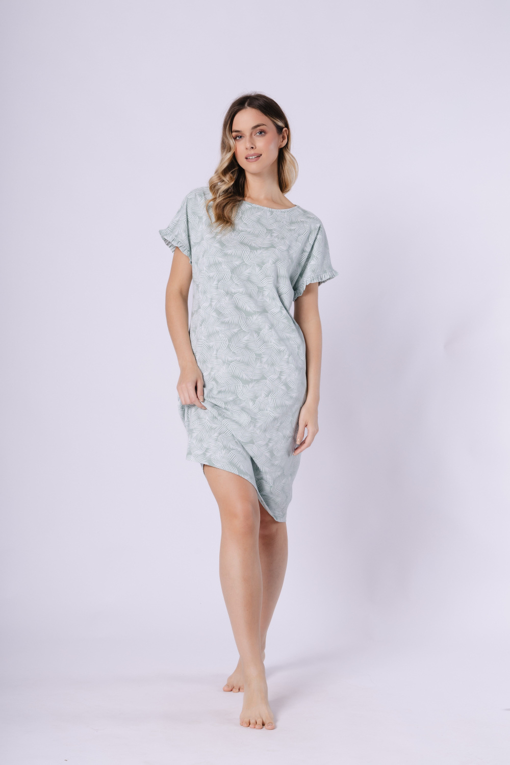 Image of Chemise de nuit verte