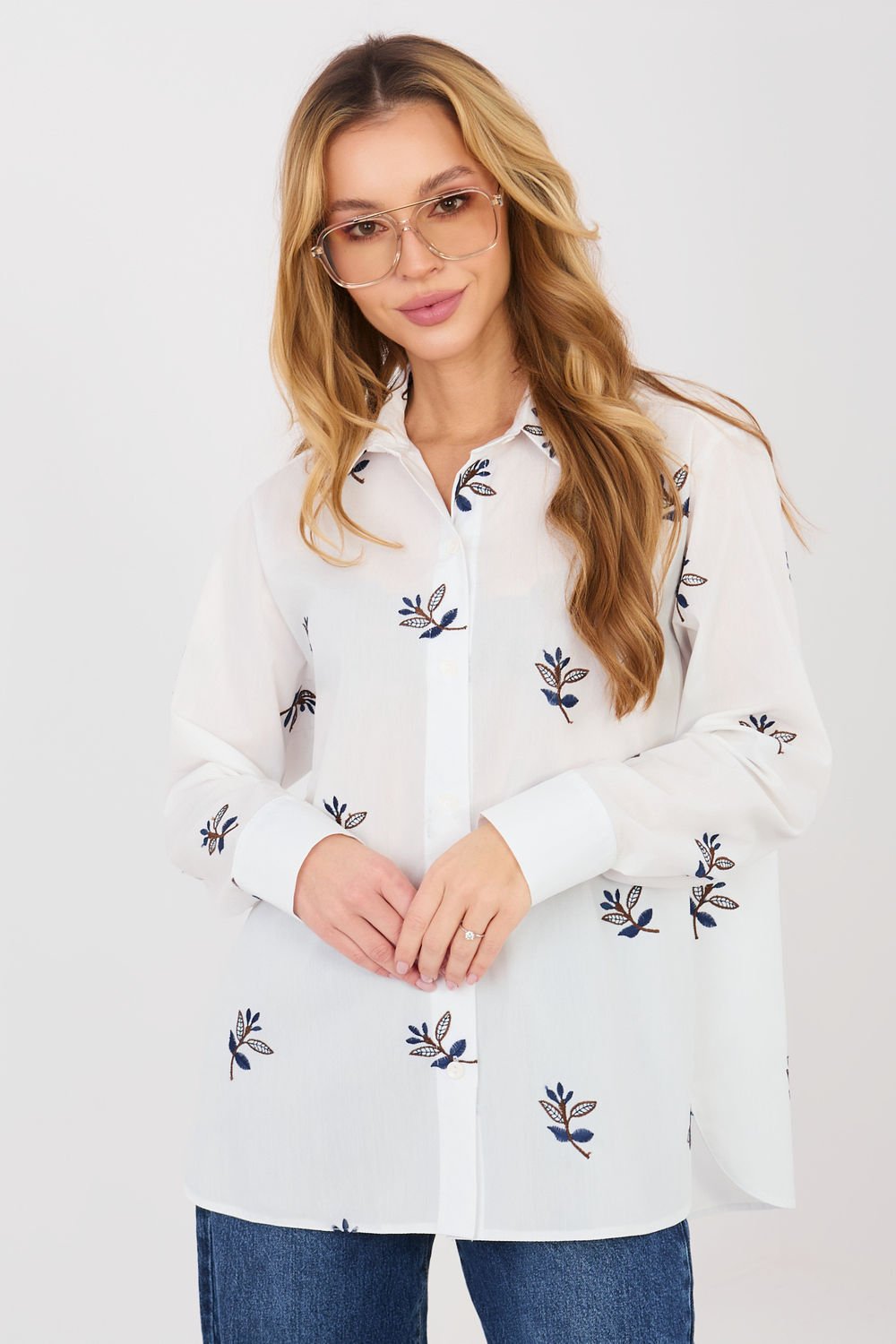 Image of Chemise manche longue blanche