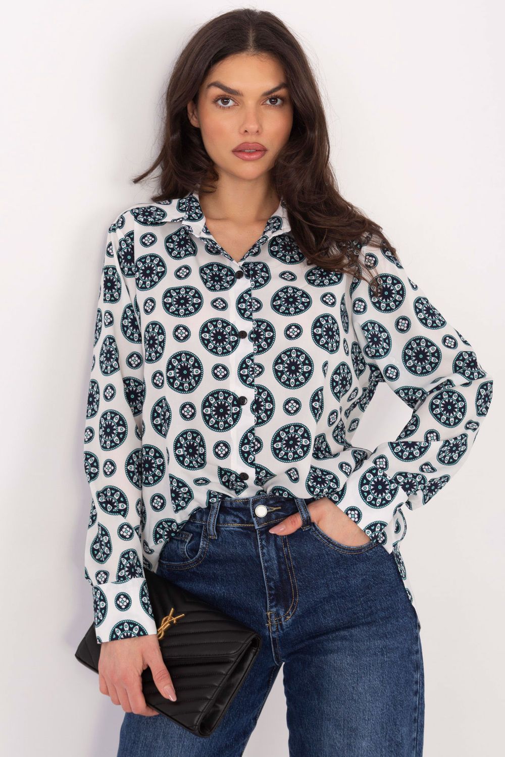 Image of Chemise manche longue grise