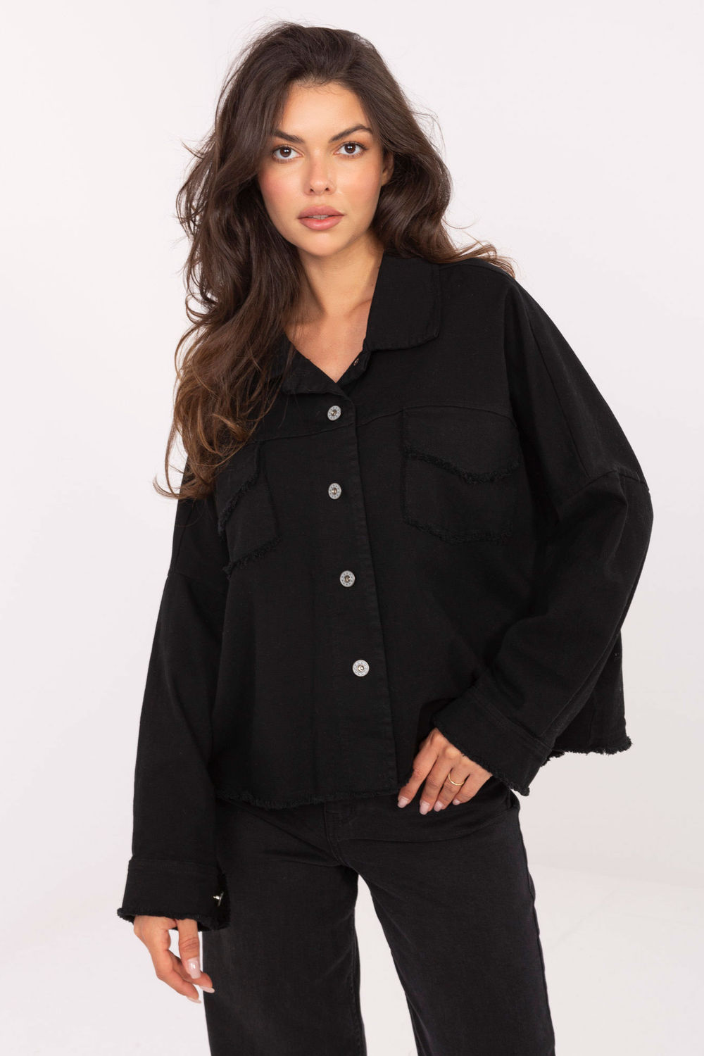 Image of Chemise manche longue noire