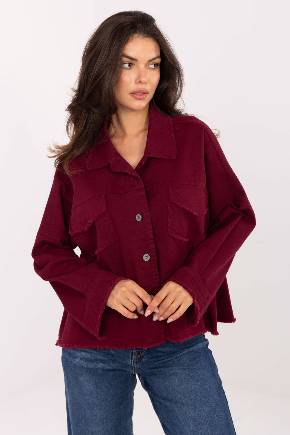 Image of Chemise manche longue rouge
