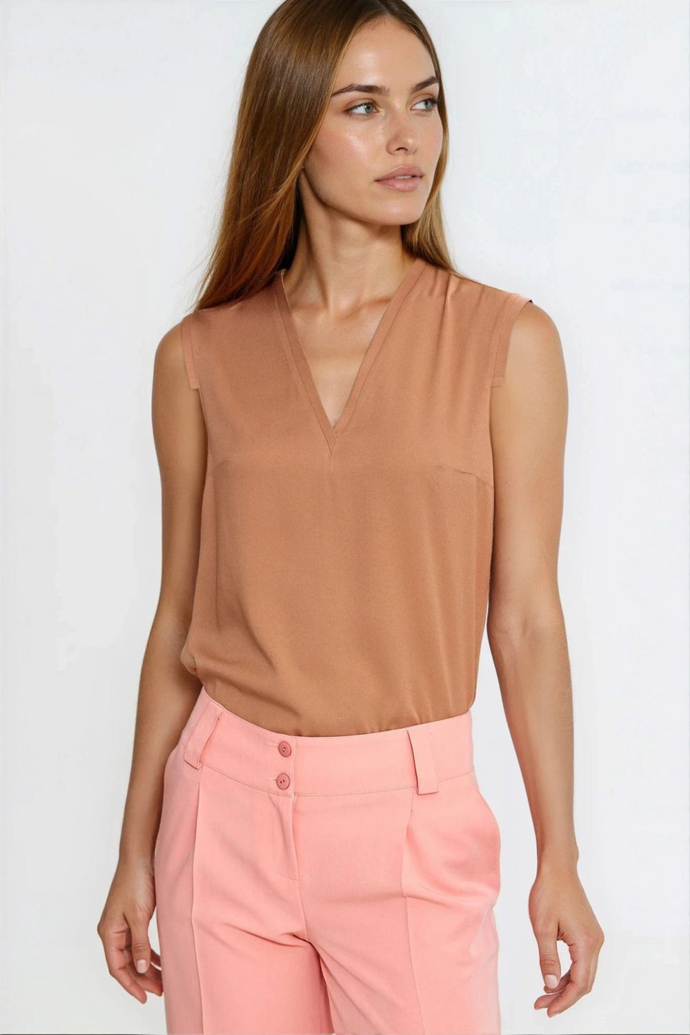 Image of Chemisier brun