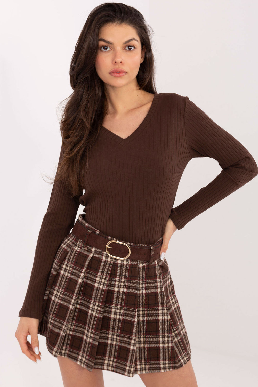 Image of Chemisier brun