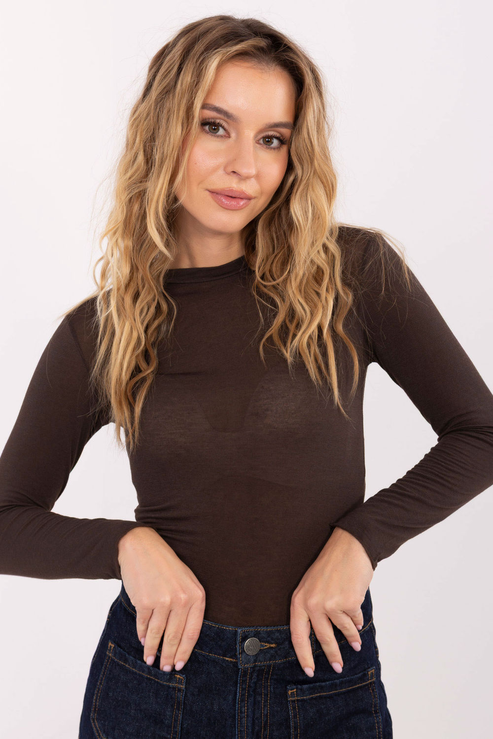 Image of Chemisier brun