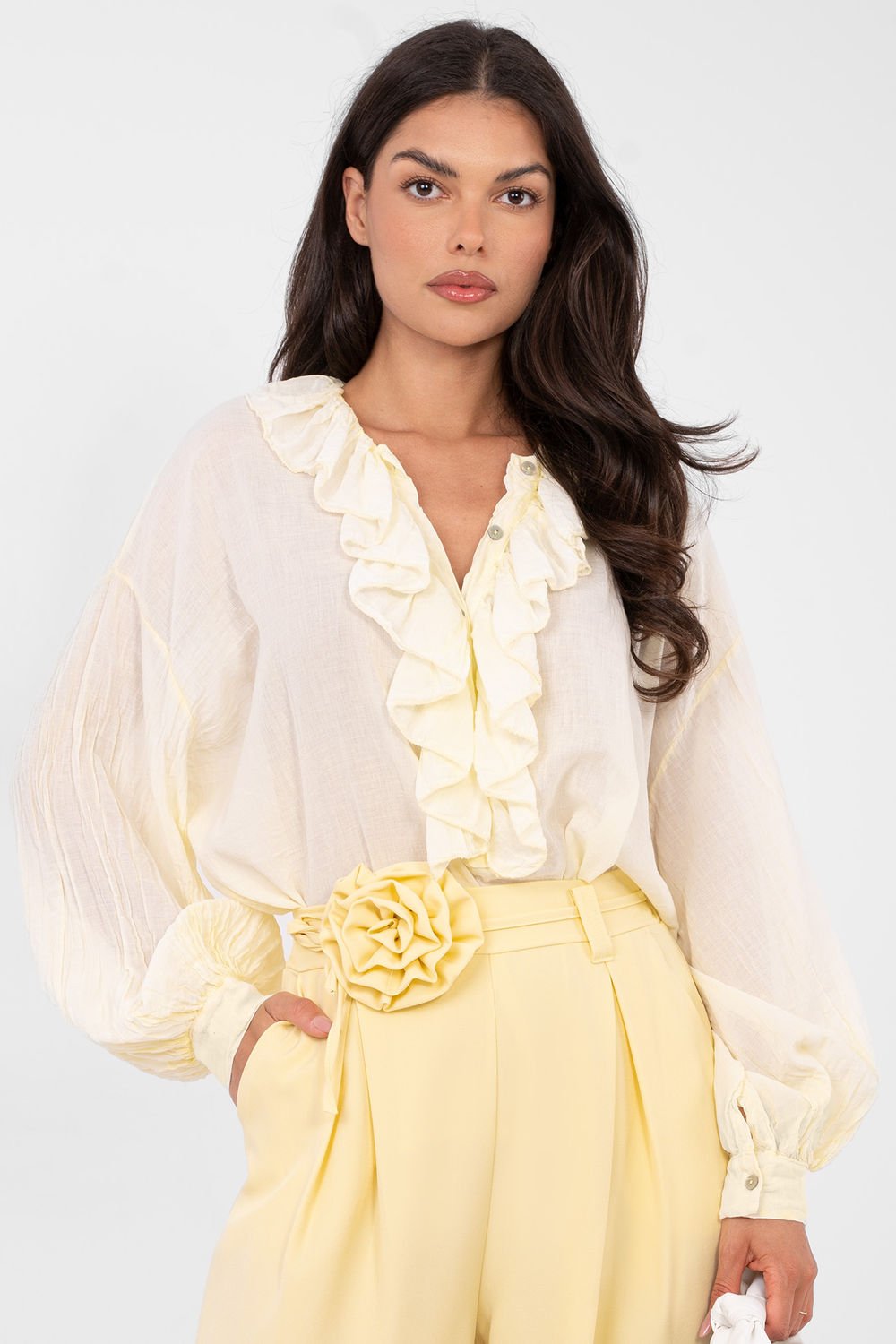 Image of Chemisier jaune