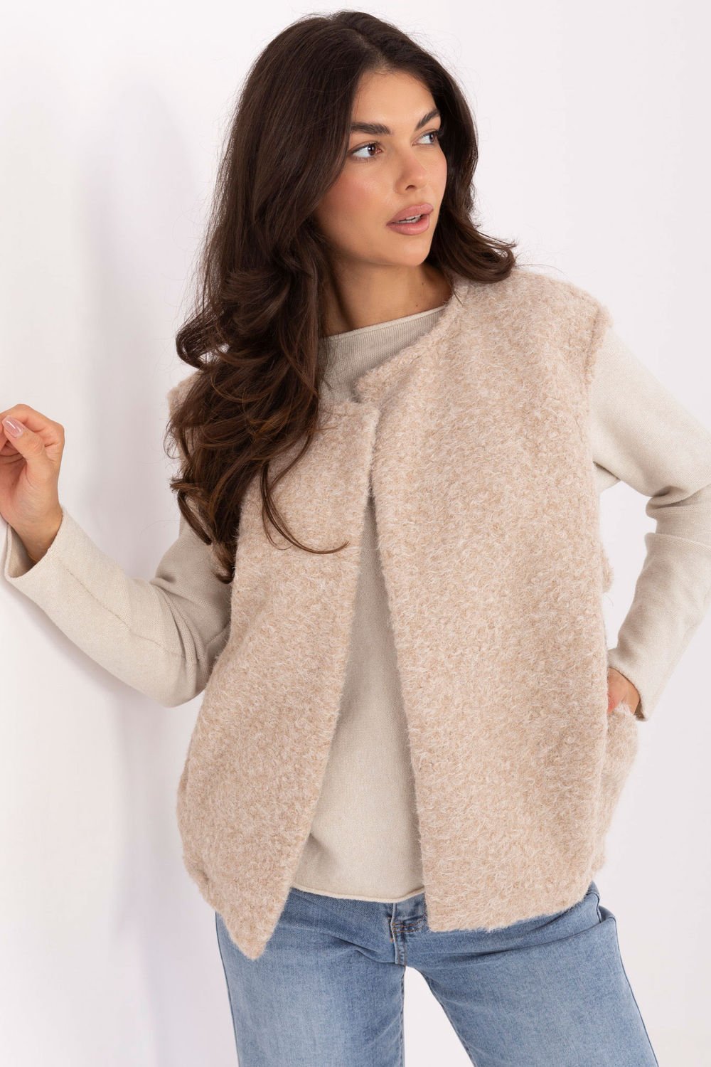Image of Gilet beige