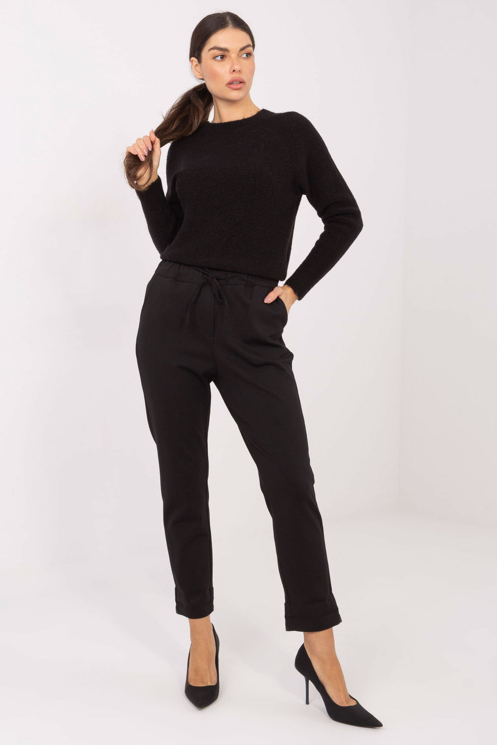 Image of Pantalon femme noir
