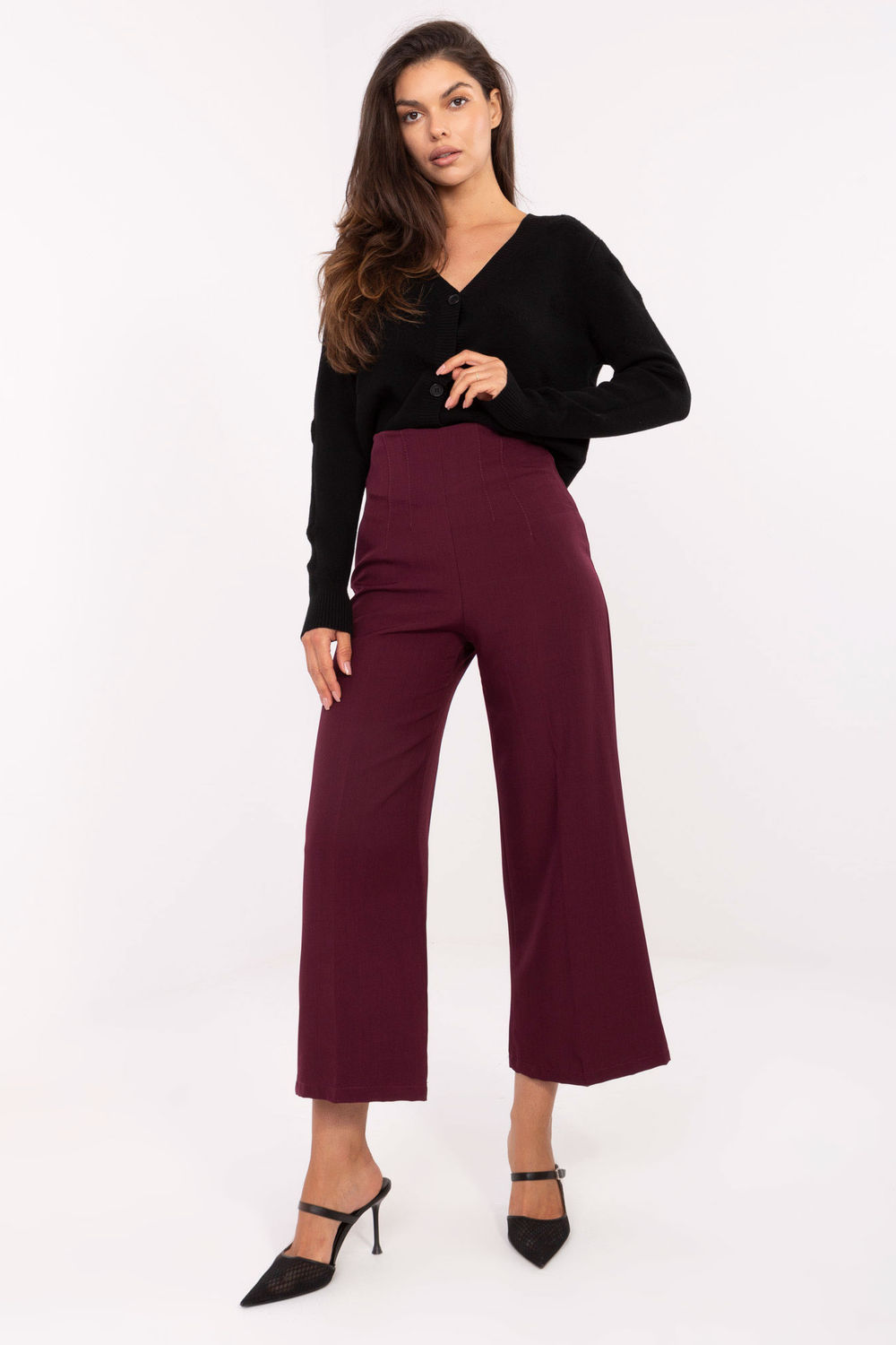 Image of Pantalon femme rouge