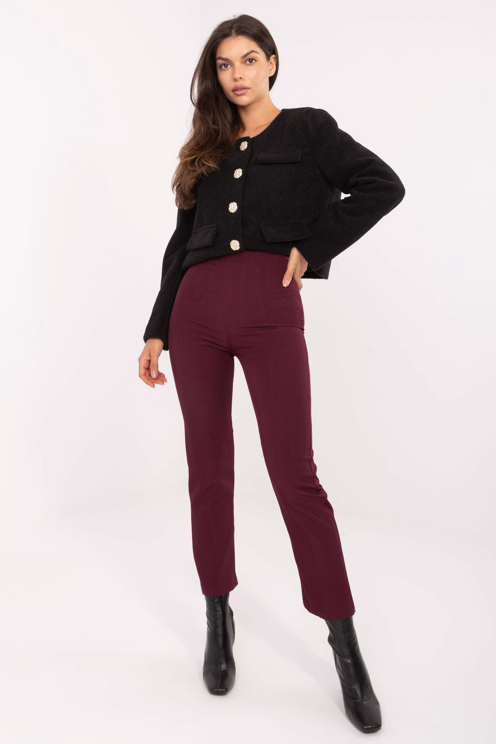 Image of Pantalon femme rouge