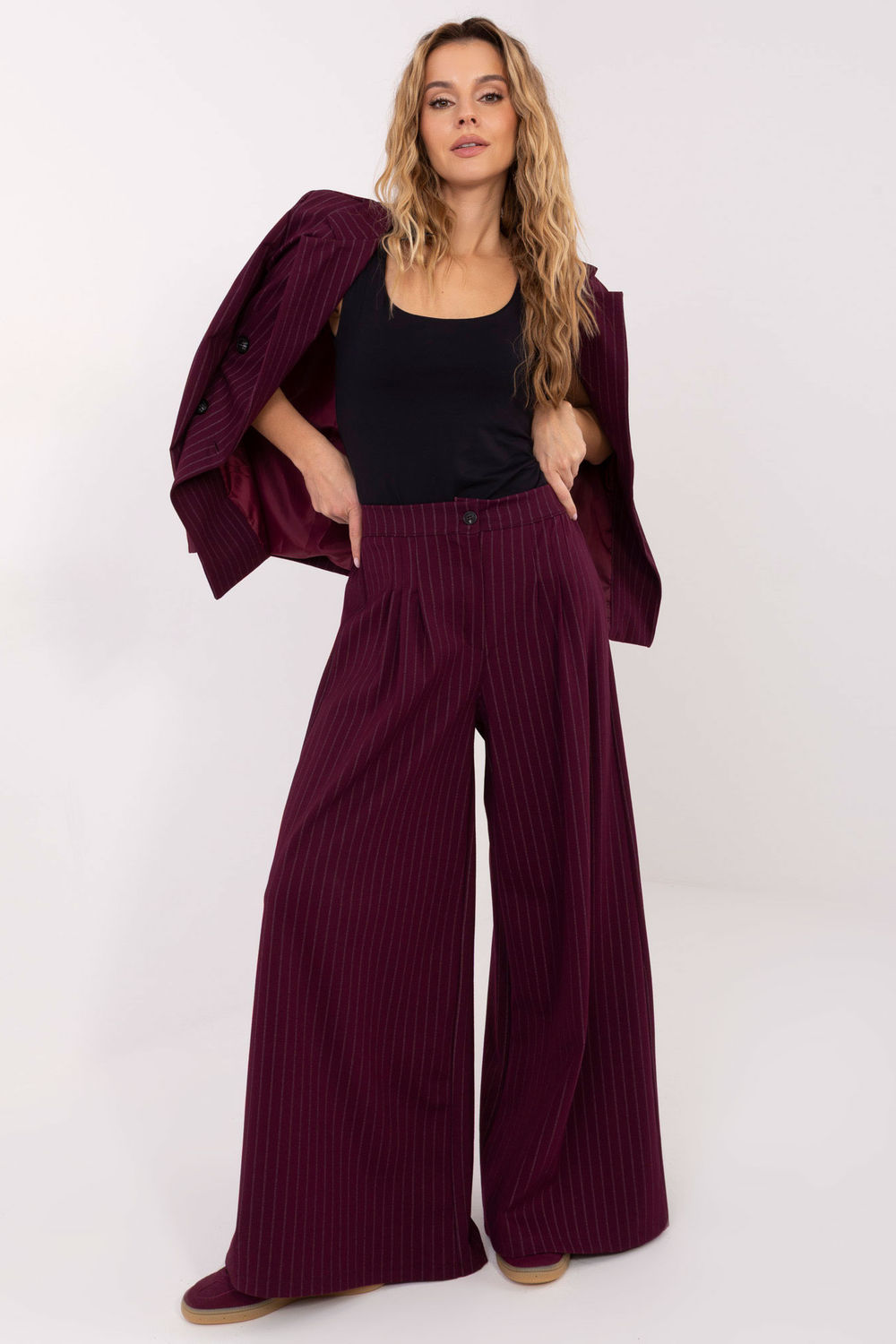 Image of Pantalon femme rouge