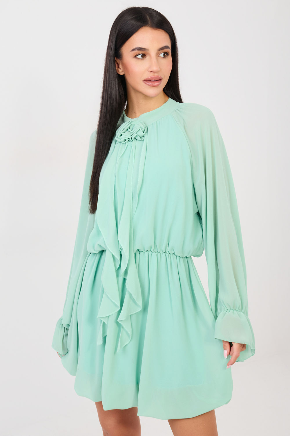 Image of Robe de cocktail verte