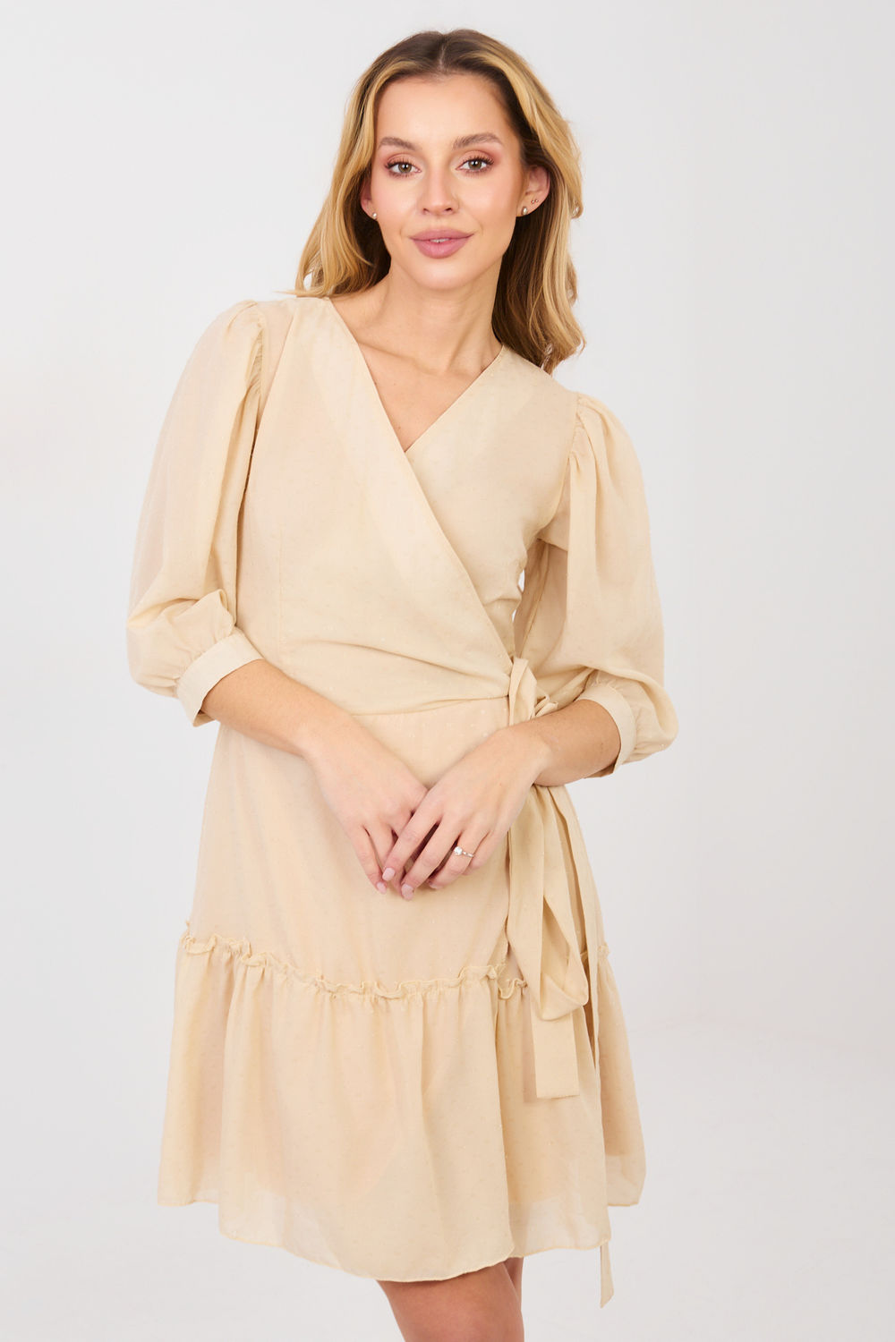 Image of Robe de jour beige