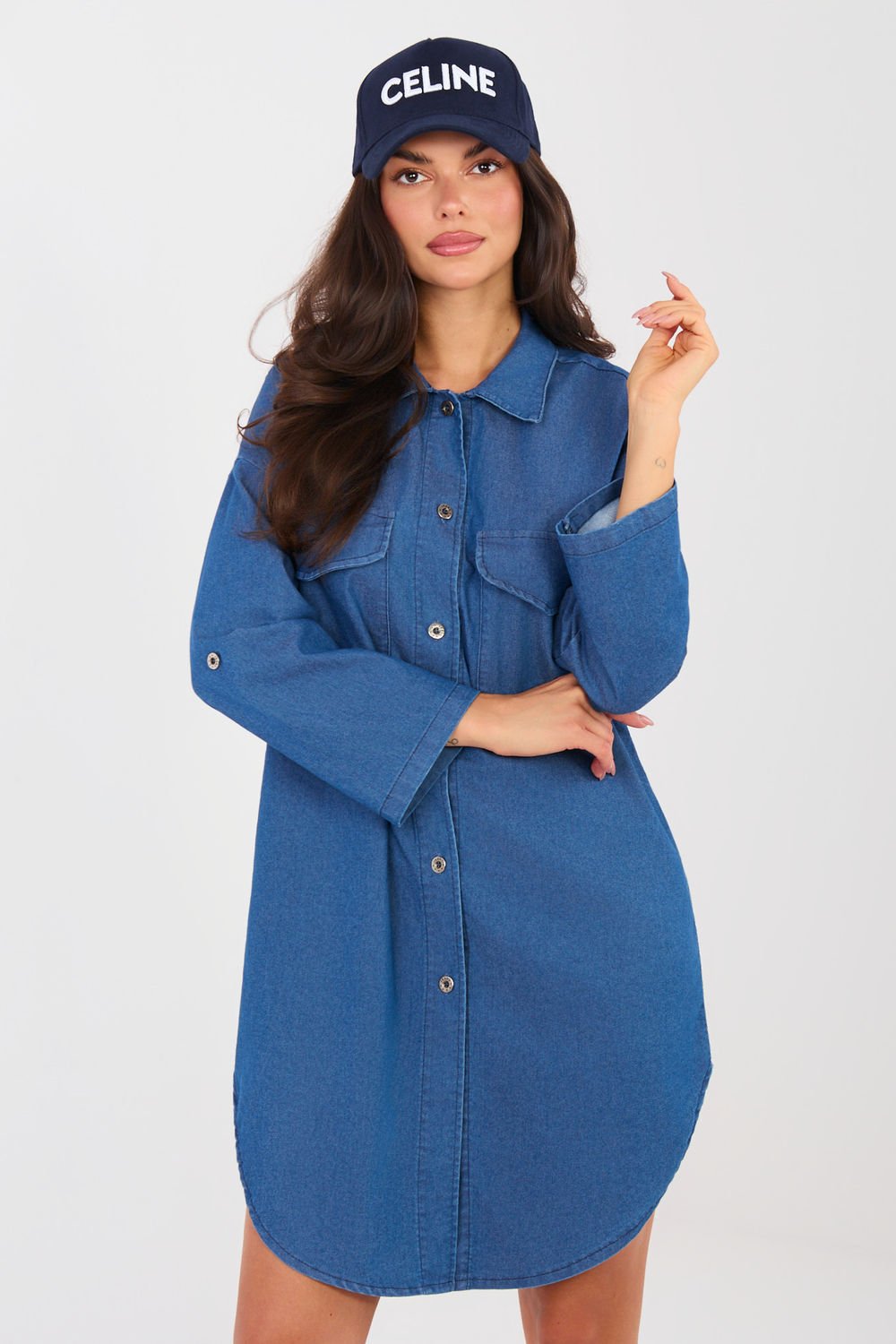 Image of Robe de jour bleue