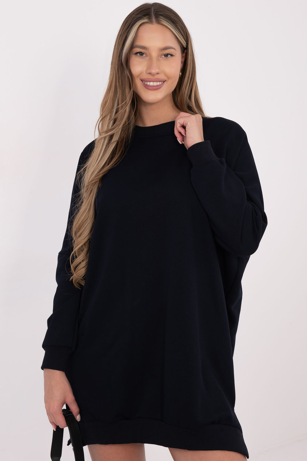 Image of Robe de jour bleue marine