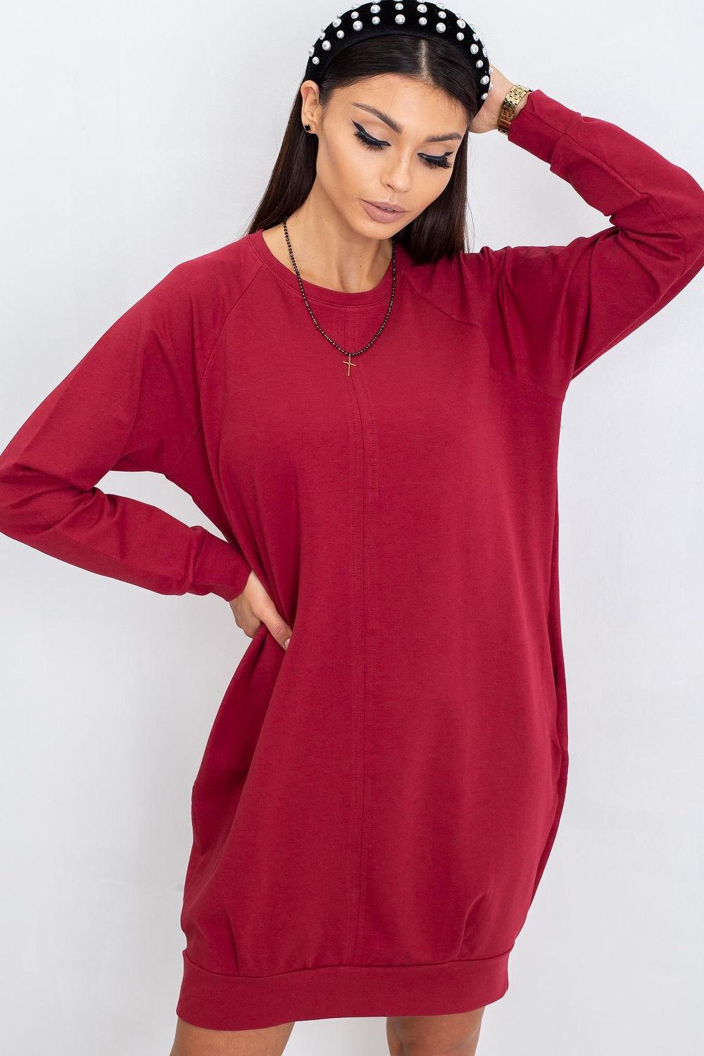 Image of Robe de jour rouge