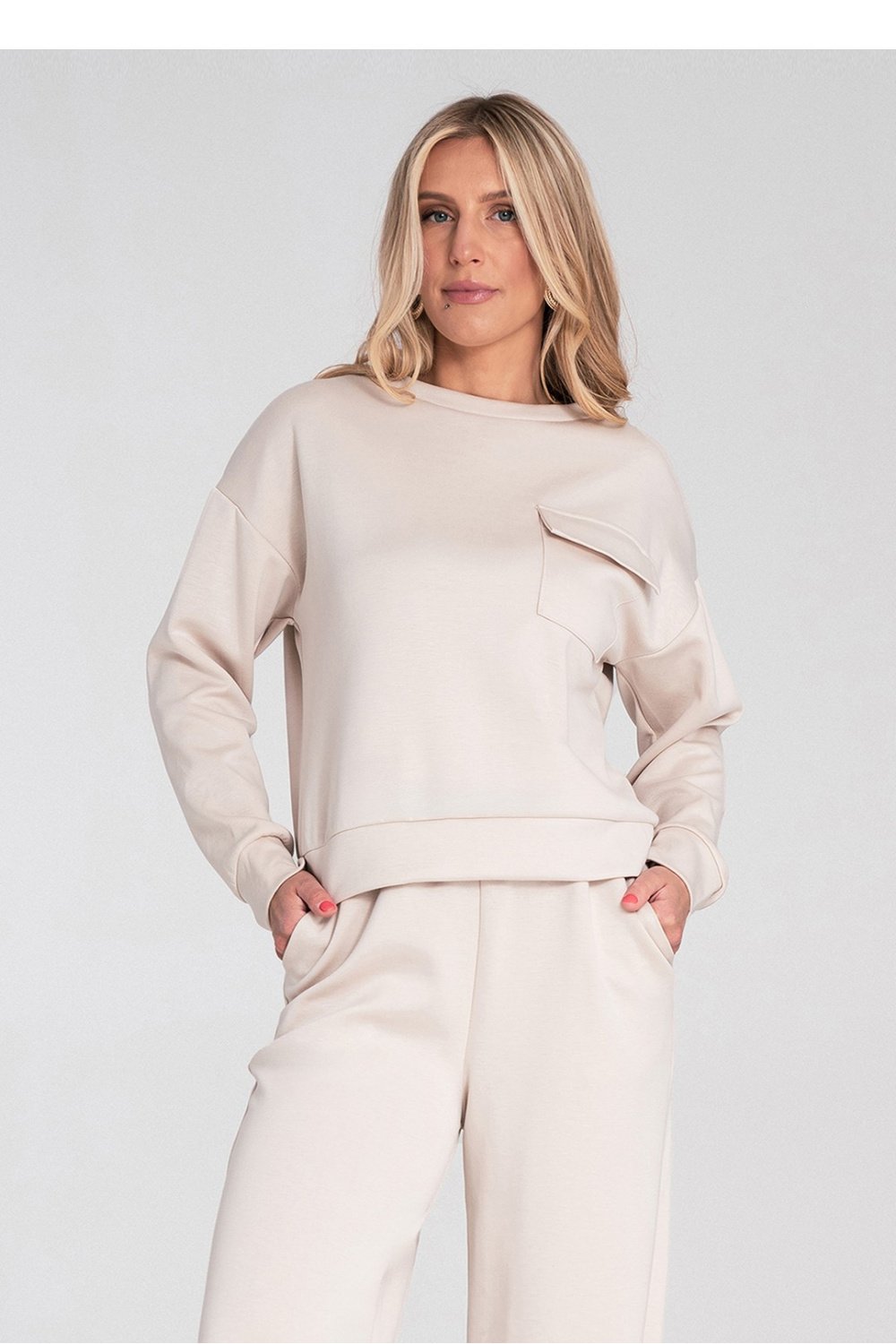 Image of Sweatshirt beige