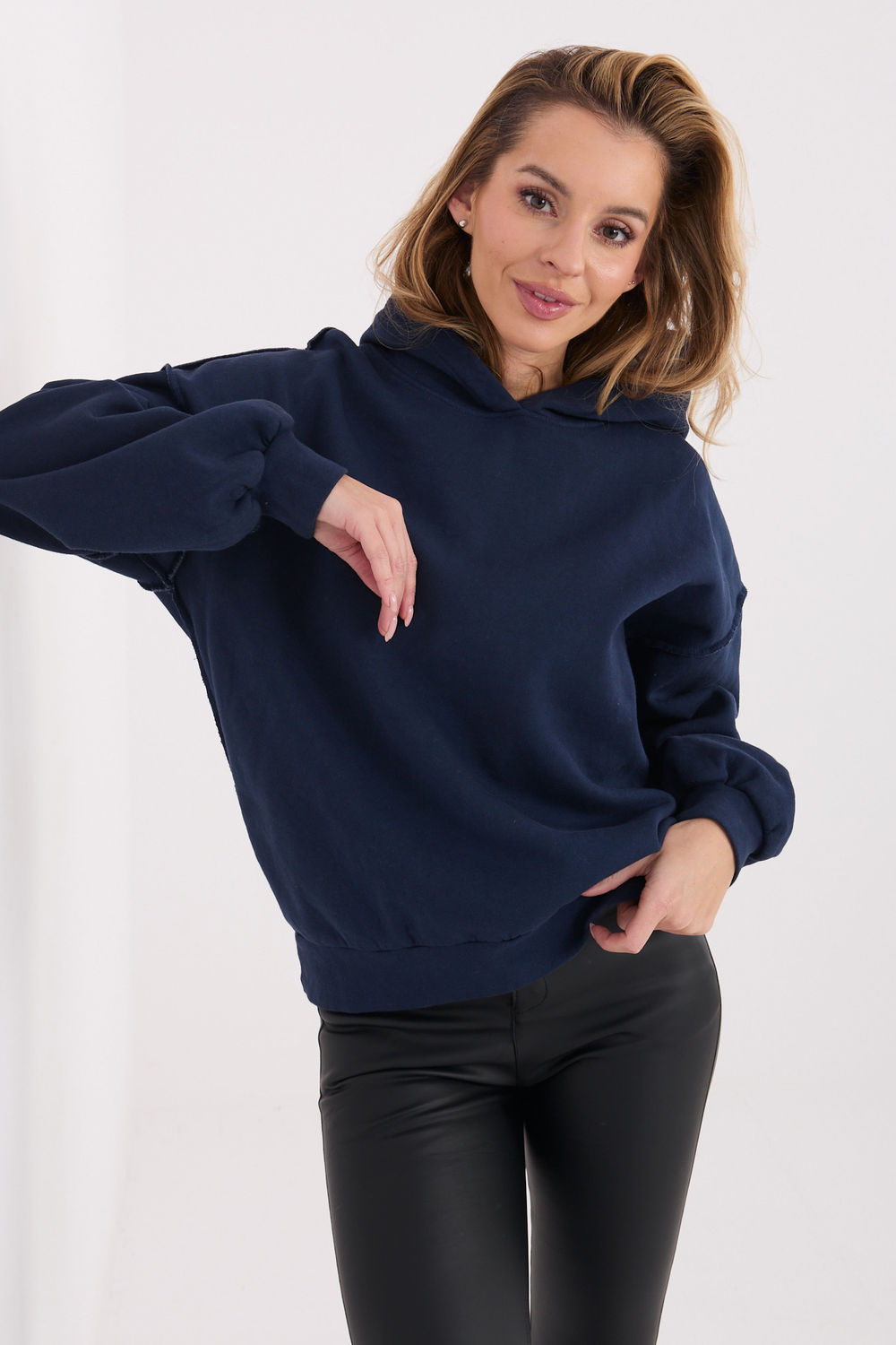 Image of Sweatshirt bleu marine