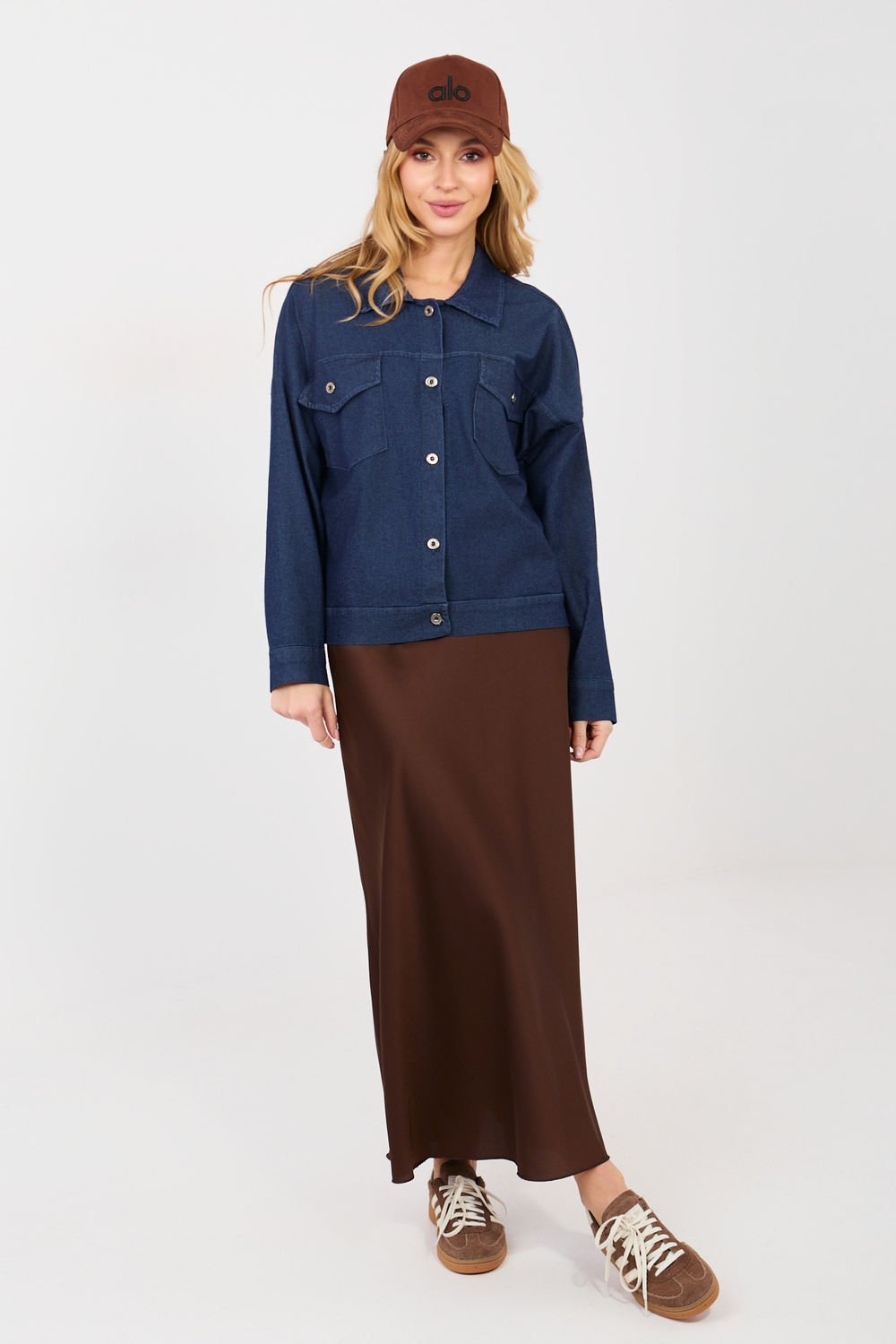 Image of Veste bleue marine