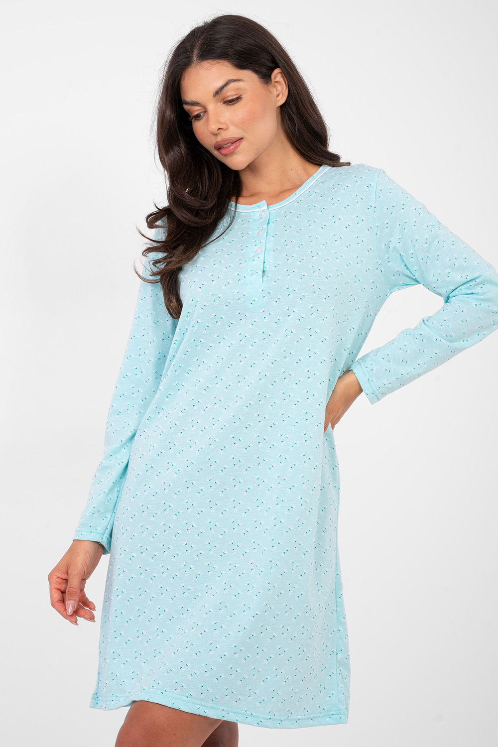 Image of Chemise de nuit verte