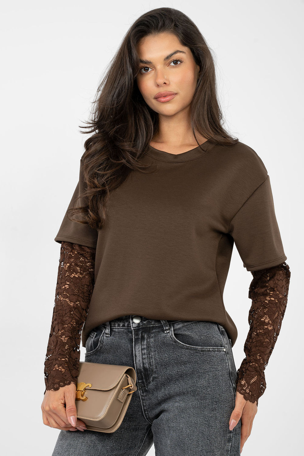 Image of Chemisier brun