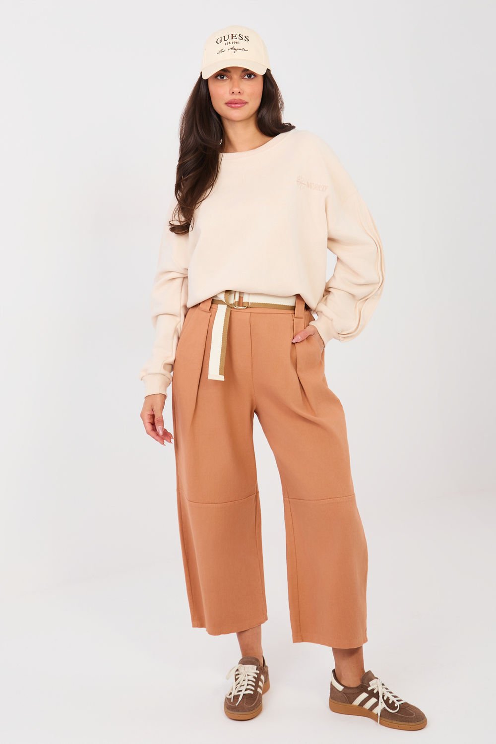 Image of Pantalon femme orange