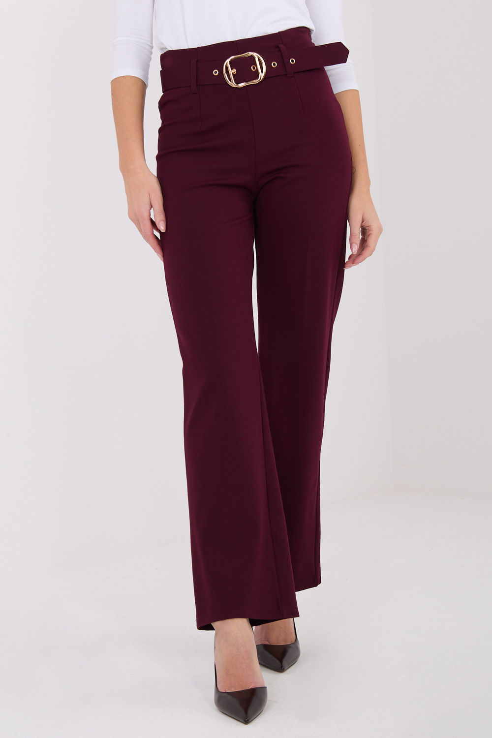 Image of Pantalon femme rouge