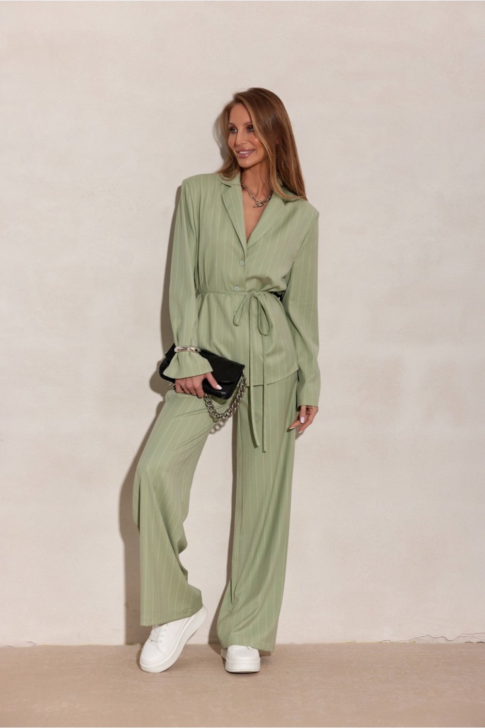 Image of Pantalon femme vert