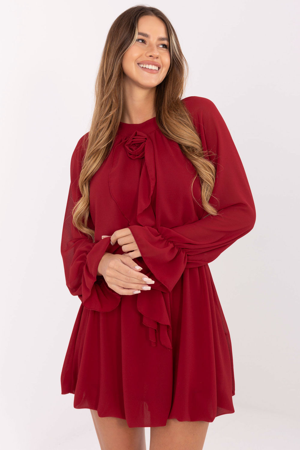 Image of Robe de cocktail rouge